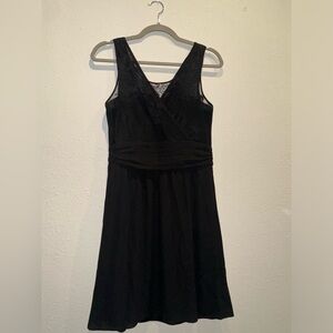 Elegant black cocktail express dress